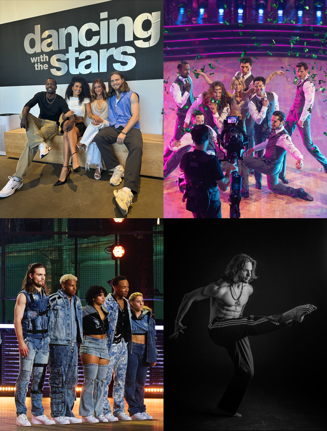 Roman performing on DWTS